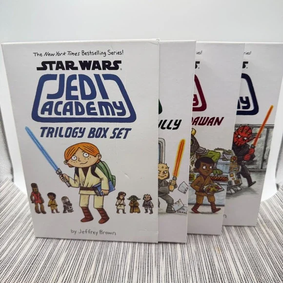 Star Wars Jedi Academy Trilogy Box Set Jeffrey Brown Hardcover Books Scholastic