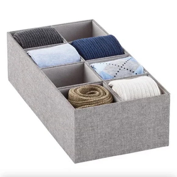 NWT Cambridge Drawer Organizer 8-Section in Grey (but looks brown)