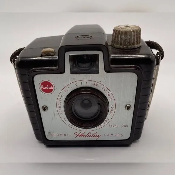 Vintage Kodak Brownie Holiday Film Camera Not Tested