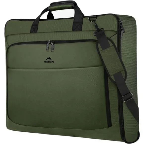 New Travel Garment Bag, Large Convertible Carry On Suit Bag with Adjustable