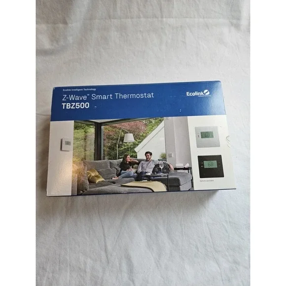 Ecolink Z-Wave Smart Thermostat TBZ500 Digital Display Programmable Wall-Mounted