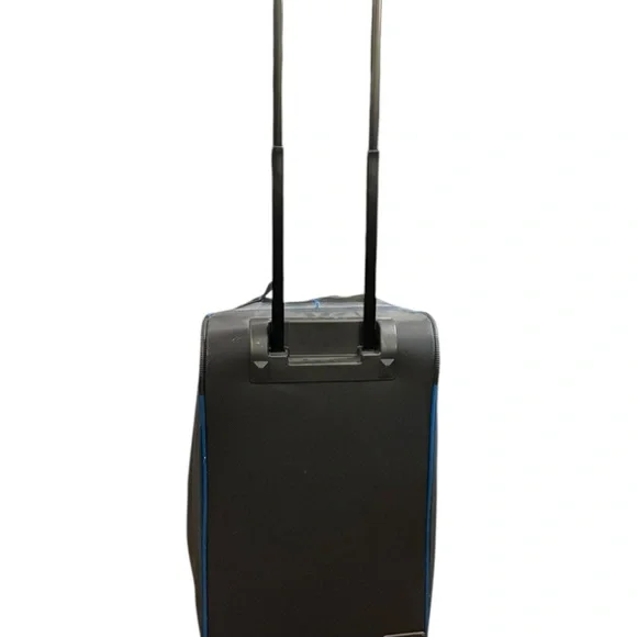 Fūl Rolling Rolling Carry-On Travel Bag Blue Black Soft-Sided Wheeled Duffel