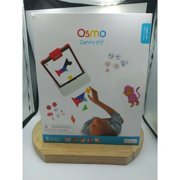 Osmo Genius Kit for‎ Fire Tablet - 5 Hands-On Learning Games