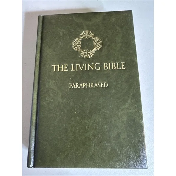 The Living Bible Paraphrased Tyndale Hardcover EUC