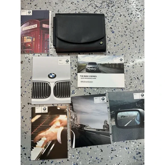 2015 BMW‎ 3 Series Owners Manual Quick Reference Guide With Case Included