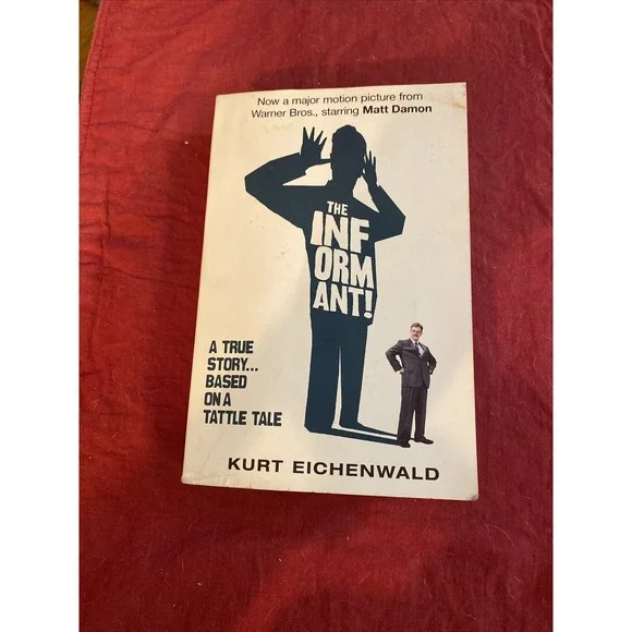 INFORMANT by Kurt Eichenwald (Paperback, 2001) NOVEL MADE INTO MATT‎ DAMON MOVIE