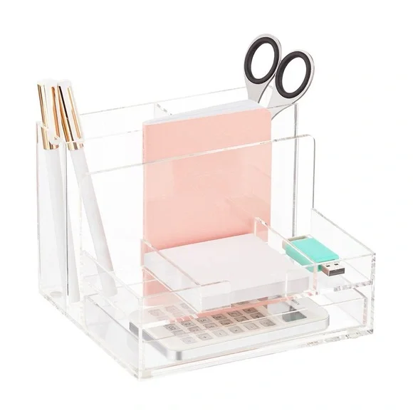 Small Acrylic Desktop Organizer