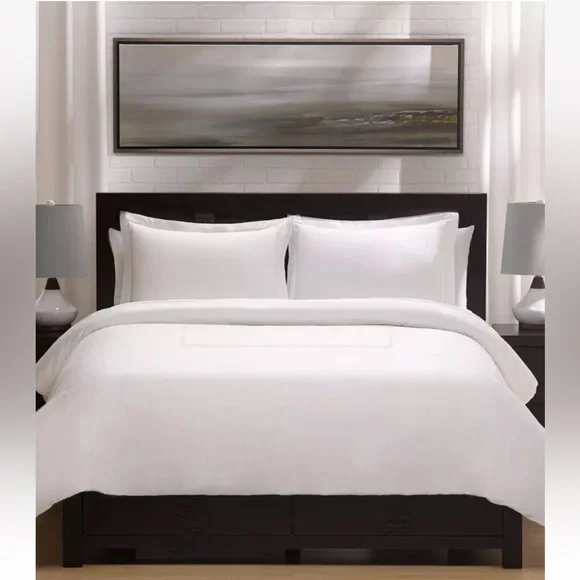 Ella Jayne Embroidered Cotton Percale 3-Pc Full/Queen Duvet Set
