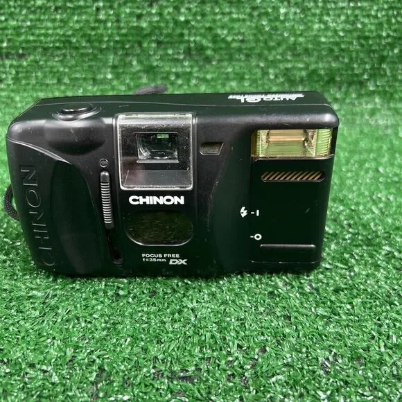 Chinon Auto GL Point and‎ Shoot 35mm Compact Film Camera