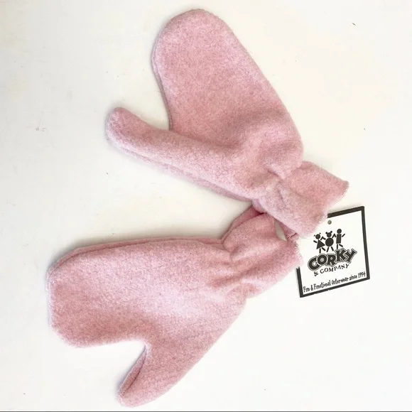 Corky & Company Girls Winter Mittens Blush Pink