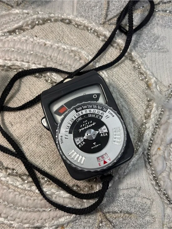 Vintage Gossen Super Pilot CdS Light Meter w/ Leather Case