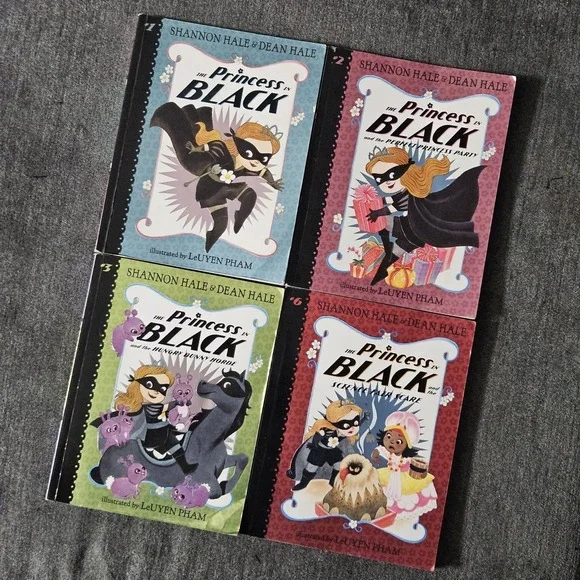 The Princess In Black Books‎ 1,2,3 & 6 Lot Of 4 By Shannon Hale & Dean Hale READ