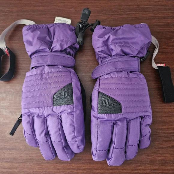 GORDINI Youth Lily lll Purple Insulated Waterproof, Windproof Winter Gloves