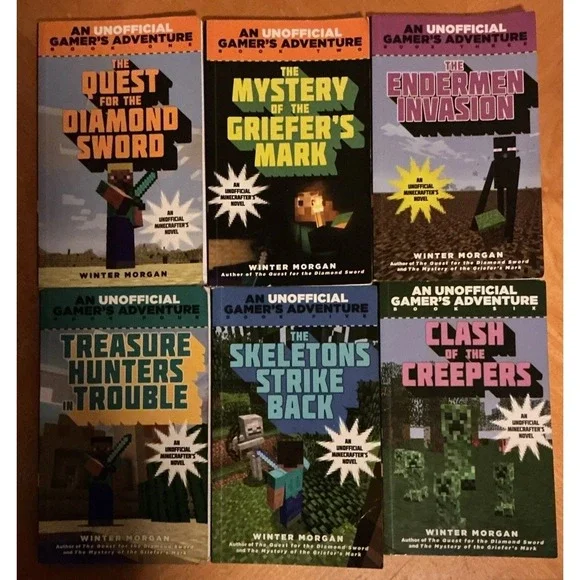 The Unofficial Gamer's Adventure Minecraft's Novels By WINTER MORGAN Volumes 1-6