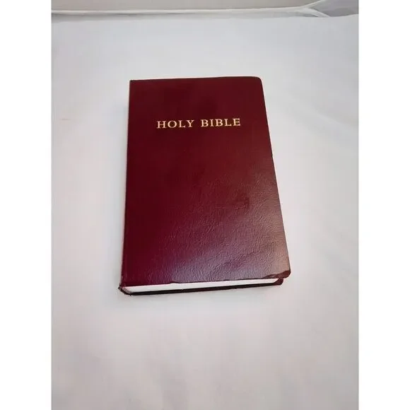 Holy Bible New KJV Reference Edition Leather - Large Print
