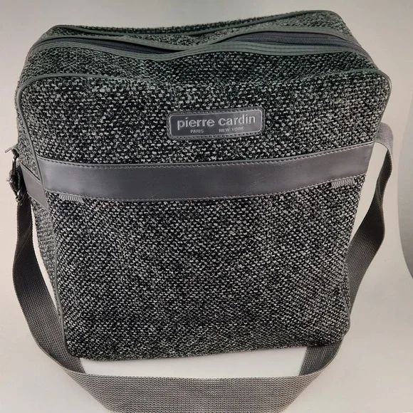 PIERRE CARDIN Waterproof Carry On Travel Bag, Vintage 80s