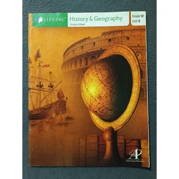 LIFEPAC History & Geography Student Book Grade 12 Unit 5 Textbook 2013