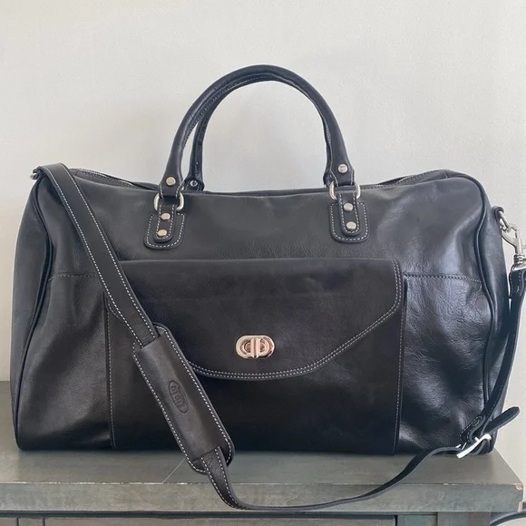 Floto Monteverde Handmade in Italy Leather Travel/Weekender Bag NWOT