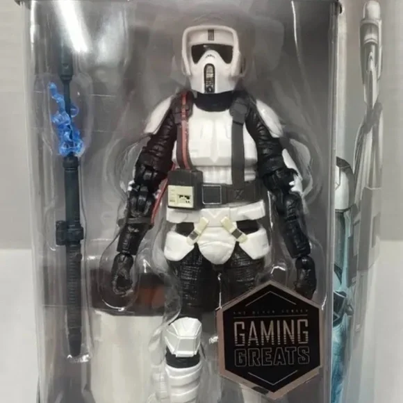 Star Wars Black Series Riot Scout Trooper Figure Gaming Greats Jedi Survivor