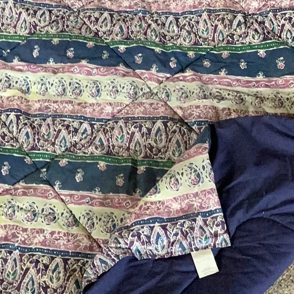 Vintage Westpoint Steven's Bedding Desert Stripe Comforter