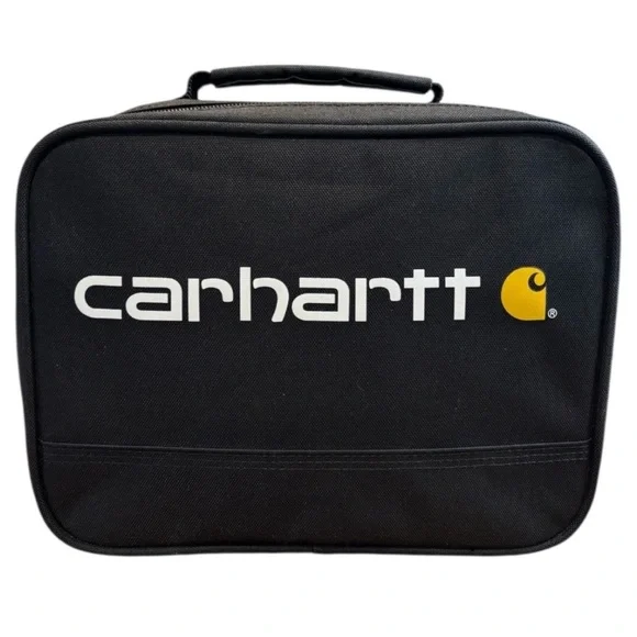 Carhartt Black Insulated Lunch Cooler with Embroidered Logo