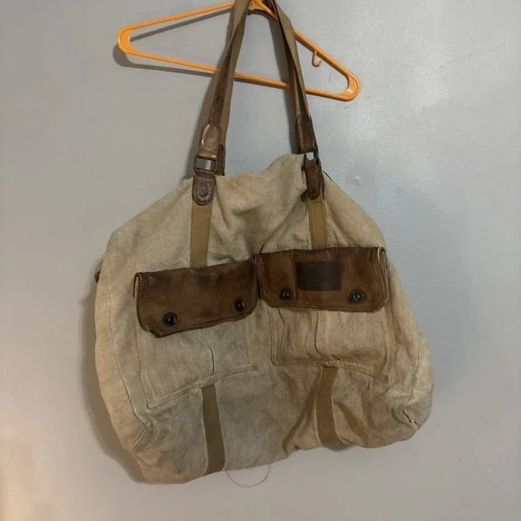 Rare Vintage Banana Republic Duffel Bag 