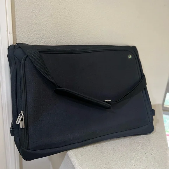 New‎ BMW Black Garment Bag Travel Carry On Luggage