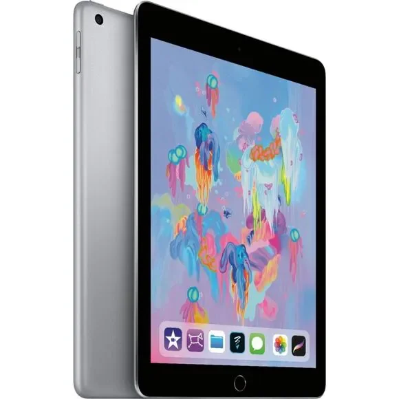Apple - 9.7-Inch iPad 6th Gen with Wi-Fi - 128GB - Space Gray