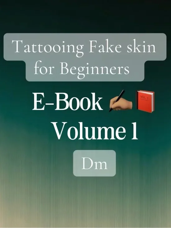 Tattooing Fake Skin for Beginners — Volume 1 (Green Gradient)