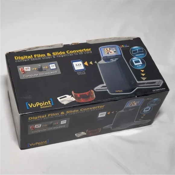 VuPoint Digital Film & Slide Converter / Scanner 35mm Slides & Negatives to SD