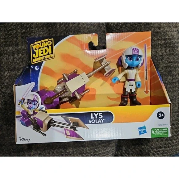 Star Wars Young Jedi Adventures‎ LYS SOLAY with Speeder Bike NEW