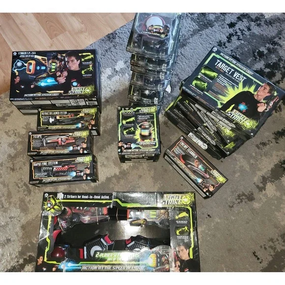 WowWee Light Strike‎ Lazer Tag Large Set 19 pcs Bundle for 4 players plus extras