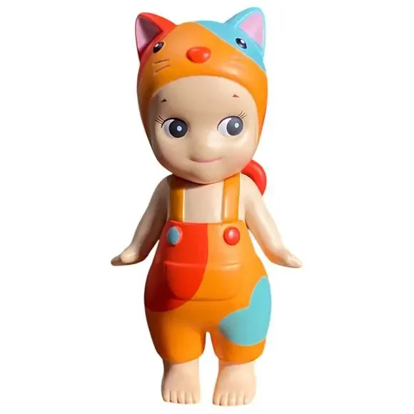 Sonny Angel Cat Life Series Orange Lucky Cat Authentic