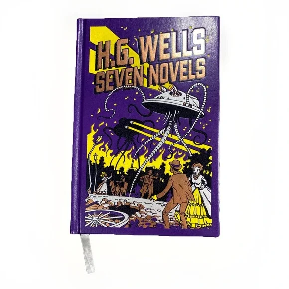 H.G. Wells Seven Novels Book Exclusive Deluxe Barnes & No Leatherbound Hardcover