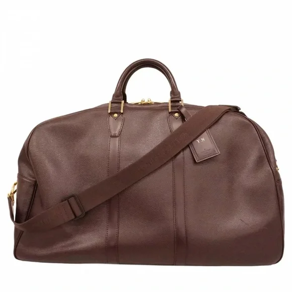 Authentic Louis Vuitton Kendall GM leather travel duffle bag carryon