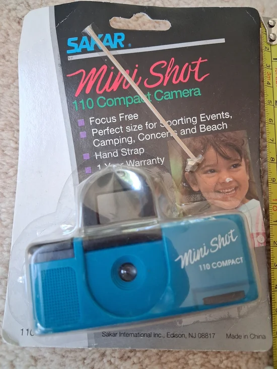 The Sakar Mini Shot 110 Compact Camera - Bright Blue