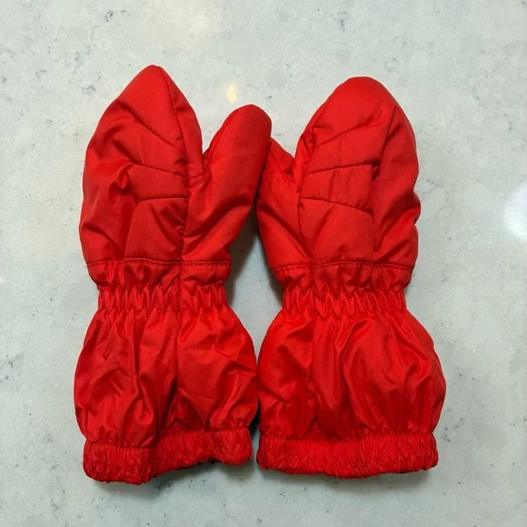 Patagonia Baby Puff Mittens in Catalan Coral