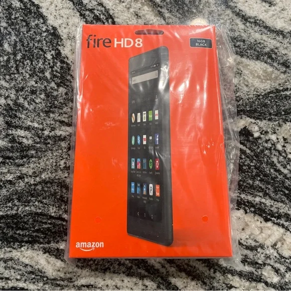 Amazon Kindle Fire HD 8 (6th Generation), Wi-Fi, 8in - Black - BRAND NEW SEALED
