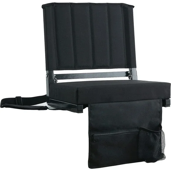 SPORT BEATS Stadium Seat‎ with Back Support Wide Padded Cushion Bleacher Chair