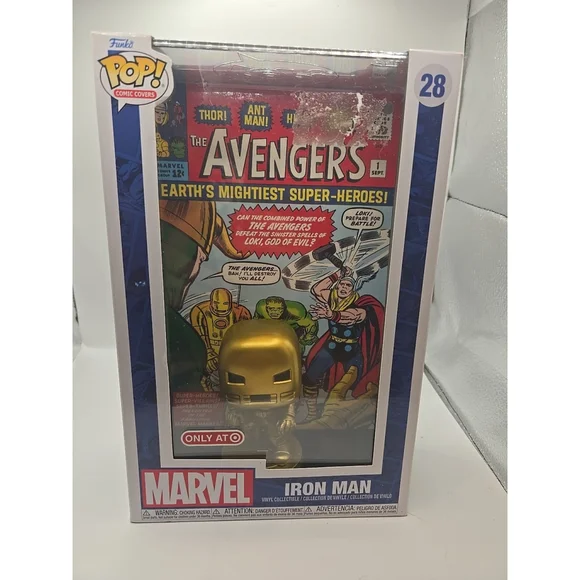 Funko Pop! Comic Book Cover with Case: Marvel - Iron Man - Target (Exclusive)...