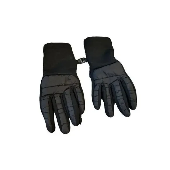 Head Childs Black Fleece Quiled Gloves Size Medium