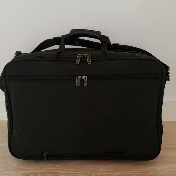 Tumi Alpha Bravo Ballistic Nylon Expandable Carry-On Duffle Suitcase Bag