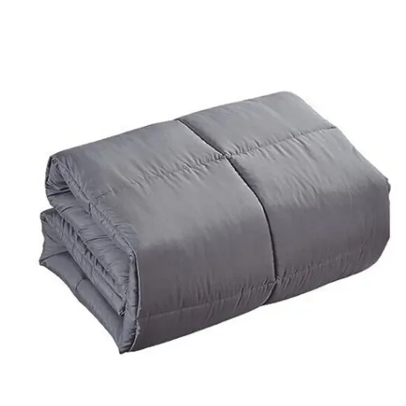 Christies Home Living Gray Down Alternative Comforter Duvet - Twin Size SU181