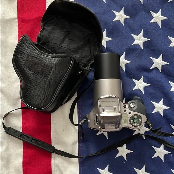 Olympus Camera with Black Case