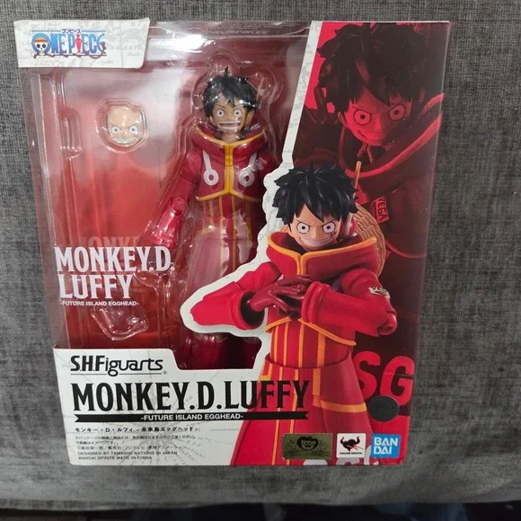 Bandai S.H.Figuarts One Piece Monkey D Luffy Future Island Egghead Action Figure