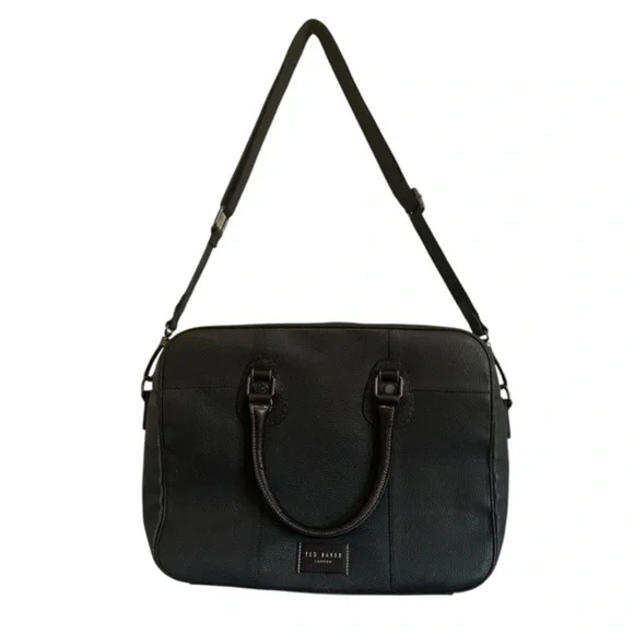 TED BAKER LEATHER HOOSTEN TRAVEL DOCUMENTS BAG