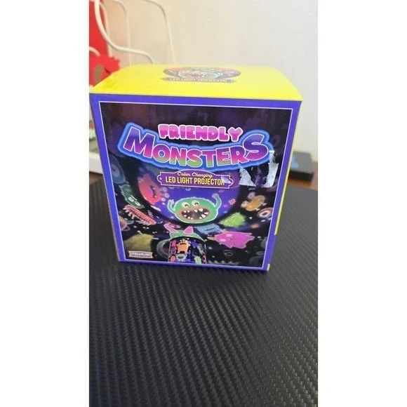 Streamline Friendly Monsters‎ Color Changing LED Light Projector Night Light Fun