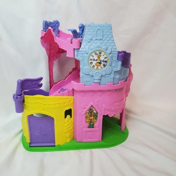 Fisher-Price Little People Disney Princess Castle Twist & Light Wheelies Tower