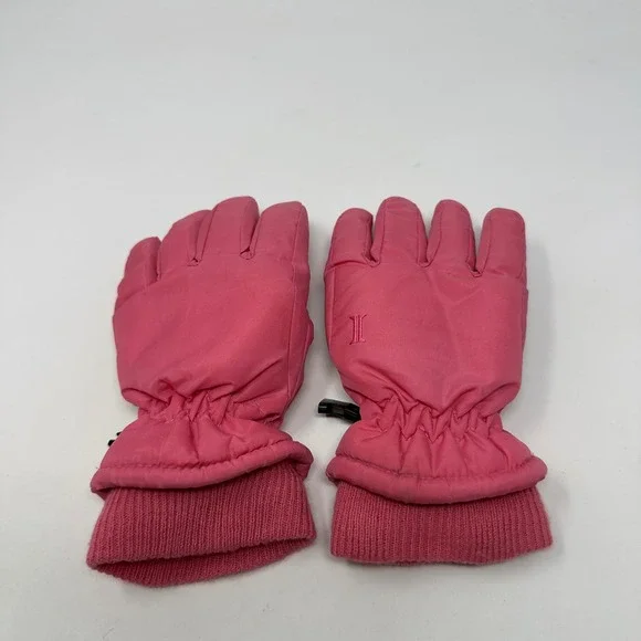 Joe Fresh Pink Waterproof Winter Gloves 3M Thinsulate‎ Insulated Kids Size M/L