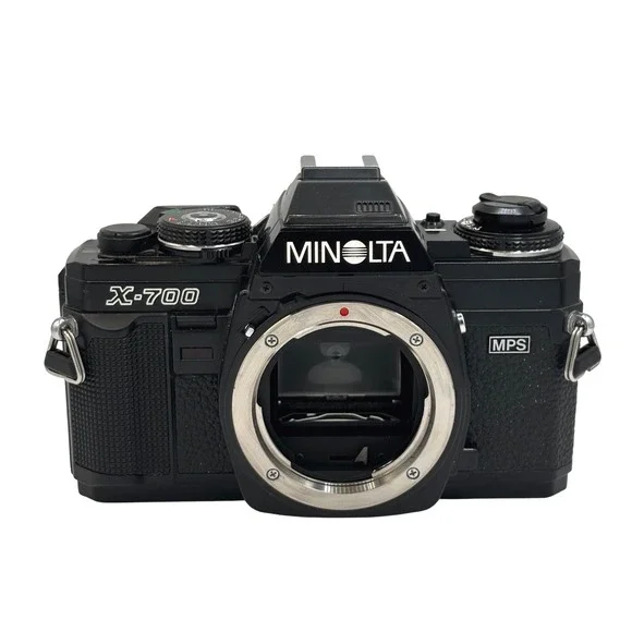 Minolta X-700 MPS 35mm SLR Film Camera Black Body ONLY *FOR PARTS OR REPAIR*